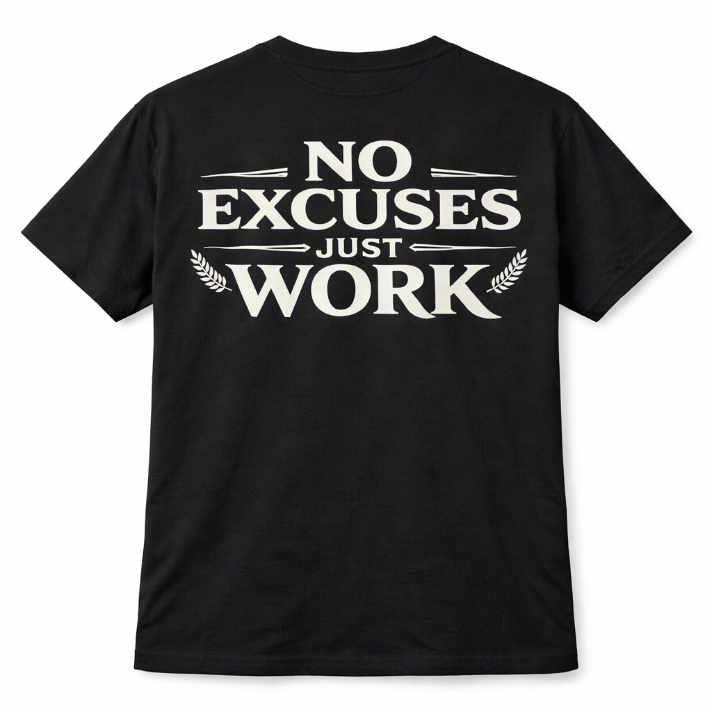 No Excuses. Just Work.