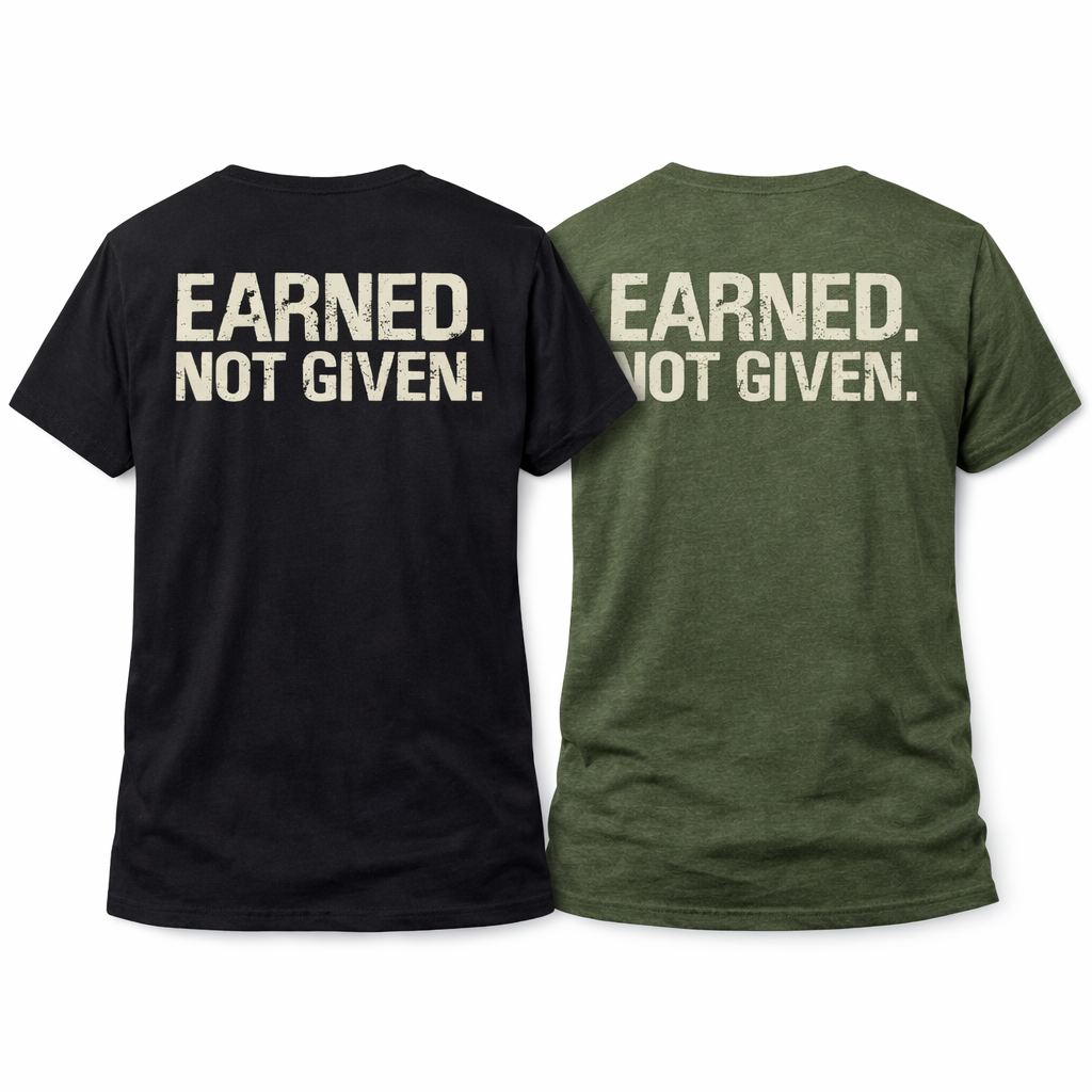 Earned. Not Given.